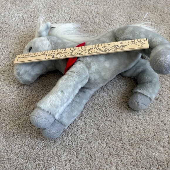 Wells Fargo Shamrock Gray Plush Legendary Pony Stuffed Animal w Tag 2013‎ 14” - Picture 12 of 12